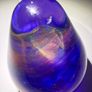 Kerry Glass paperweight - blue & pink, labelled Image 2