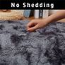 MULTIPLE SIZES/COLOURS AVAILABLE Rug For Living Room Bedroom Soft Shaggy Tie Dye Area Rugs Plush Fluffy Non Slip Living Room Rug Indoor Home Kidsroom Decor Carpet (DarkGrey, 120x160cm) Image 2