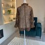 Ladies Monsoon Brown Liza Leopard Print Blouse Image 8