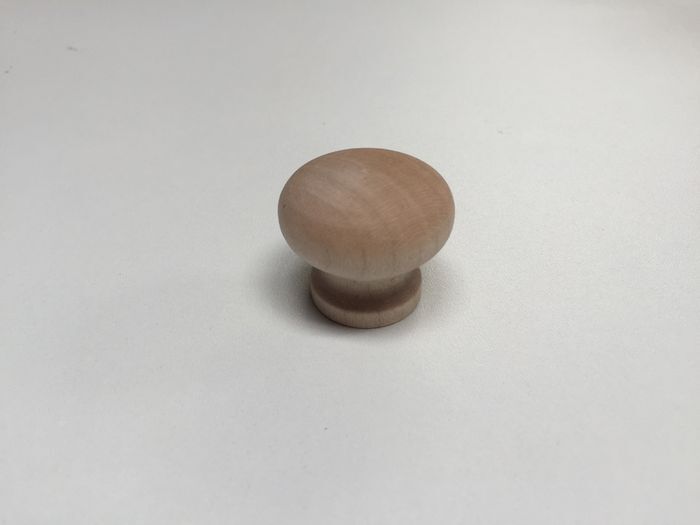 Solid Beech Knob - 50 cent each