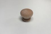 Solid Beech Knob - 50 cent each