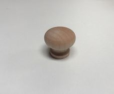 Solid Beech Knob - 50 cent each