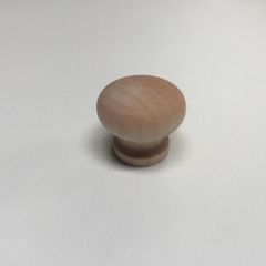 Solid Beech Knob - 50 cent each