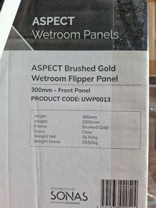 Aspect Brushed gold flipper panel (UWP0013)
