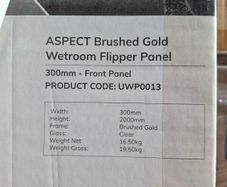 Aspect Brushed gold flipper panel (UWP0013)