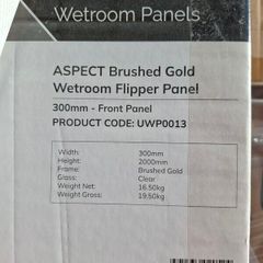 Aspect Brushed gold flipper panel (UWP0013)