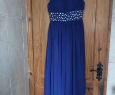 Purple debs evening dress (free postage)