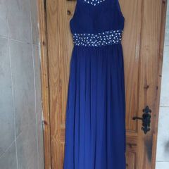 Purple debs evening dress (free postage)
