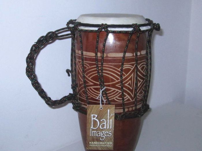 Decorative Medium Bali Handcrafted Tribal Drum