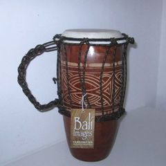 Decorative Medium Bali Handcrafted Tribal Drum