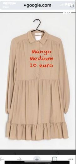 dress Mango size medium shirt dress