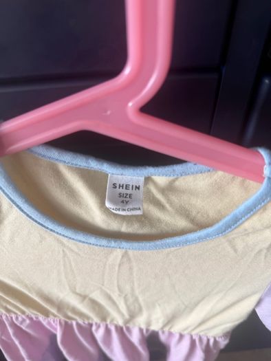 Shein colourblock dress for girls