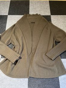 Luxury Merino Wool, Silk & Cashmere Knit Jacket - UK 22 / EU 48