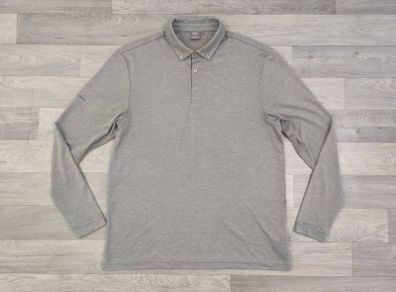 Ping Button Down Long Sleeves Polo Shirt Mens Large