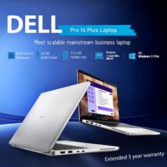 Dell Pro 14 Plus laptop, NEW, warranty untill 2029