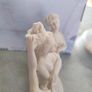Greek Roman Plaster Sculpture 3 Women Holding Hands  Sculpture Image 9