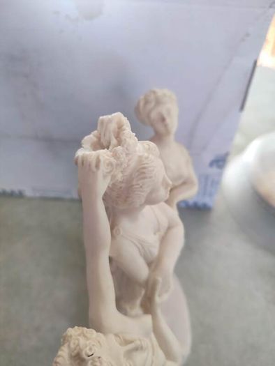 Greek Roman Plaster Sculpture 3 Women Holding Hands  Sculpture