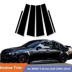 Decorative Trim Stickers for The for BMW Series 5 Models from 2004 to 2010 for The BC Center Pillar