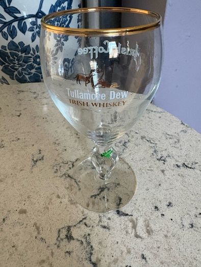 Tullamore Dew Irish Coffee glass