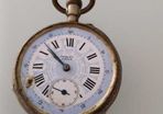Vintage pocket watch Charles Locle Remontoire Cylindre 10 Rubis