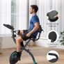 4 IN 1 Full-Body Exercise Bike Multifunctional Foldable Exercise Bike Exclusive APP for Customizable Plans, 16-Level Magnetic Resistance Folding Stationary Exercise Bike, 300lbs Capacity & Upgraded Comfort Seat Cushion Image 8