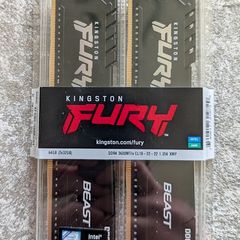 Kingston FURY Beast 64GB (2x32GB) 3600MHz DDR4 Desktop Memory Kit - NEW
