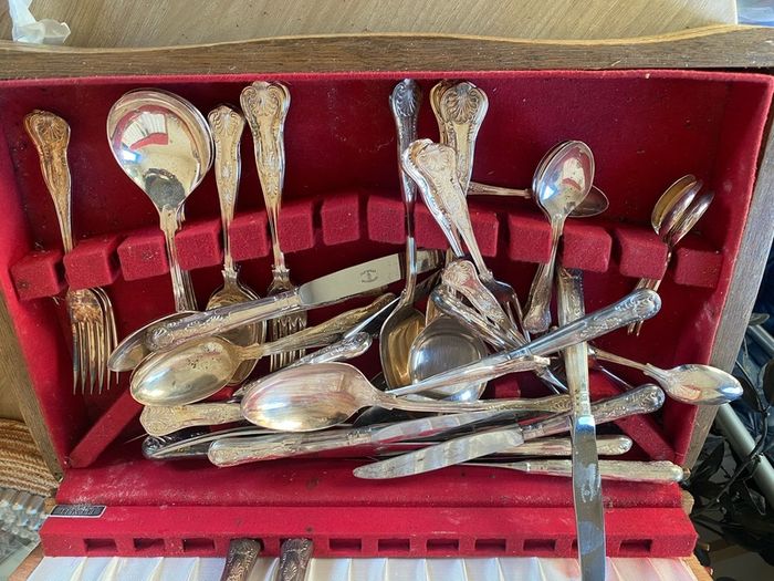 Vintage Silver-Plated Cutlery Lot for Upcycling