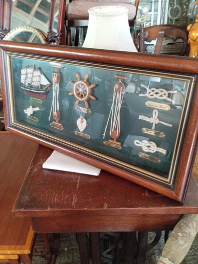 Vintage framed nautical themes