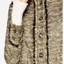 Zara Gold Shimmer Jacket - Size X Large Image 8