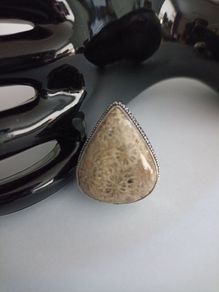 Silver Gemstone Ring