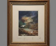 Rare early Philip Gray Pastel Painting with C.O.A.