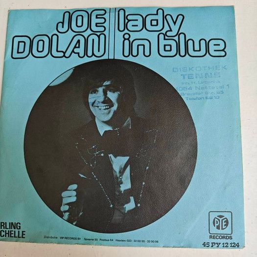 Joe Dolan, Lady in Blue French PS  7"