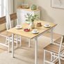 Foldable Dining Table for 4 People  Space-Saving, Stylish & Easy to Assemble  Oak, Black, or Vintage Brown Image 3