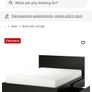 Ikea Malm Double bed with mattress Image 4
