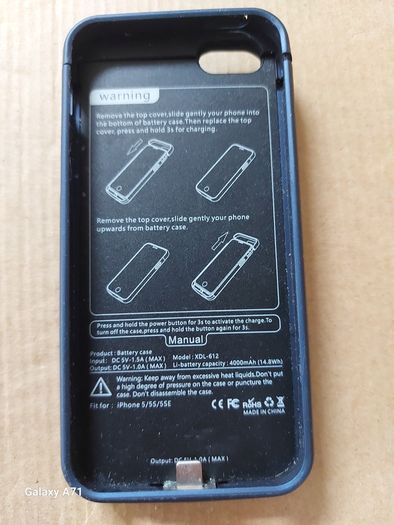 Apple Iphone SE, Space Grey, 32GB, with Battery Pack Case for Great protection, excellent condition