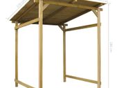 Garden Canopy Impregnated Pinewood 170x170x180 cm