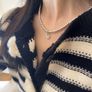 Double-sided heart necklace and bracelet Image 7