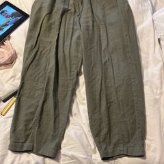 linen trousers