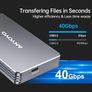 Anyoyo 40gbps Nvme Enclosure, M.2 Tbu401 Image 3
