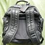 TUMI Compact Laptop Brief Pack Backpack Black (Leather)  Black Travel Bag Image 8