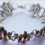 Vintage 50s heavy Sterling Silver 925 Bracelet length 8" -24g Image 5