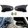 2X Rear Wing Mirror Cover Cap Gloss Black For BMW F01 F10 F11 F18 LCI 2014-18 Image 2