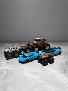 Pre Owned Hot Wheels Monster Trucks & Toy Sports Cars Bundle