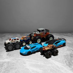 Pre Owned Hot Wheels Monster Trucks & Toy Sports Cars Bundle