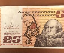 Irish Five Pound Punt Note