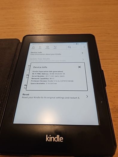 Kindle Paperwhite 6th Gen without Ads