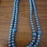 Blue Costume Necklace Image 2
