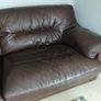 3 Seater Leather Sofa Image 9