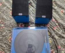 Jam record player and speakers