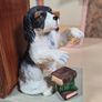 Vintage Puppy Dog bookends the Academy collection hand painted BRAND NEW heavy ceramic man's best friend Image 4